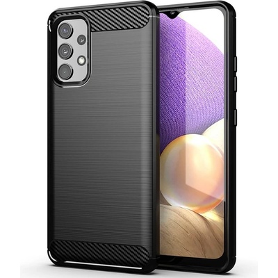 Forcell Противоударен Калъф за Samsung A33, Forcell Carbon Case, Черен (5903396142413)
