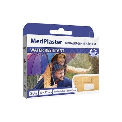 MedPlaster Náplast water resistant 19 x 72 mm 20 ks