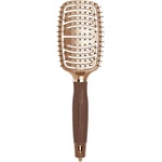 Olivia Garden Expert Care Flex Brush Nylon Bristles Gold & Brown