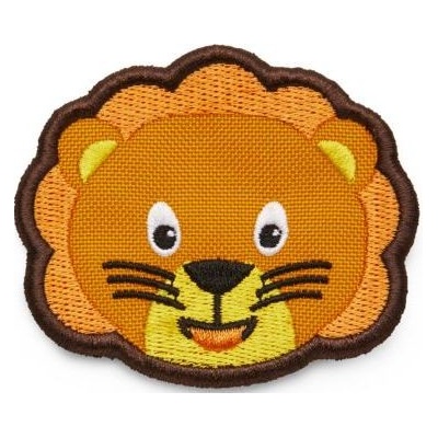 Dětský odznáček na suchý zip Affenzahn Velcro badge - Lion