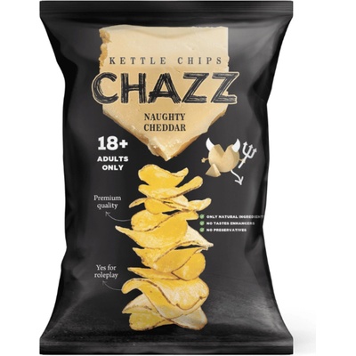 Chazz Naughty Cheddar Chipsy s príchuťou Cheddaru 90 g