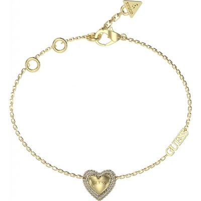 Guess Romantický pozlátený náramok Beloved JUBB05022JWYG 21 cm