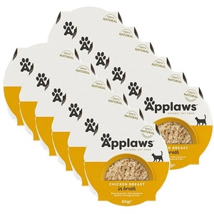 Applaws Консерва за котки с пилешки гърди в бульон 12 x 60 г