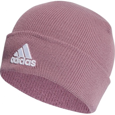 adidas Logo Beanie Cuff Zimní čepice II3526 Růžový