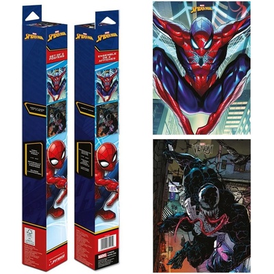 CurePink: | Set 2 kusů plakátů Marvel|Spiderman: Spiderman a Venom (38 x 52 cm) [PPB35405]
