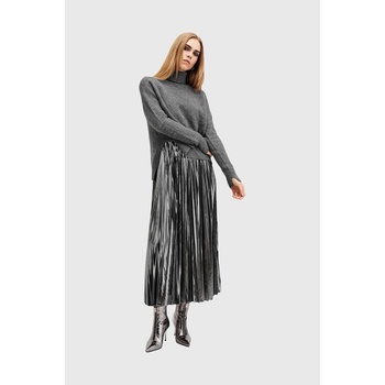 AllSaints Рокля и пуловер AllSaints SPARK DRESS в сиво среднодълга разкроена W082DB (W082DB)