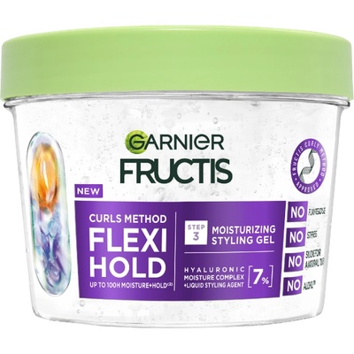 Garnier Fuctis Curls Method Flexi Hold Moisturizing Styling Gel 370 ml