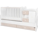 Lorelli ЛЕГЛО MiniMAX 190/72 ЦВЯТ БЯЛО/СВЕТЪЛ ДЪБ NEW (10150500045A) - bebetabg