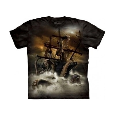 Tričko unisex The Mountain Kraken hnědé