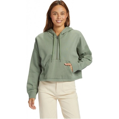 Roxy dámská mikina Drakes Cove Half Zip Agave Green zelená