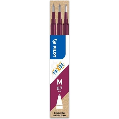 Pilot Náplň FriXion Ball 0.7 vínová 3 ks 2067-042