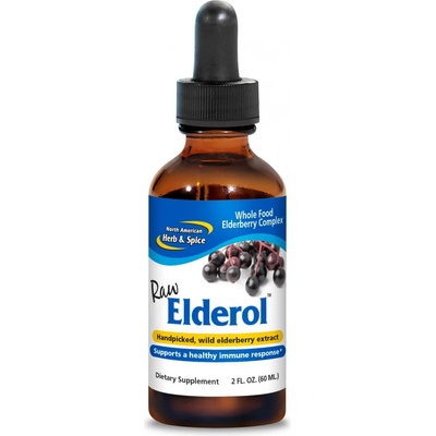 North American Herb & Spice Extrakt z černého bezu ostružin Elderol 60 ml