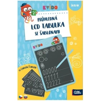 Albi Kvído Průhledná LCD tabulka se šablonami