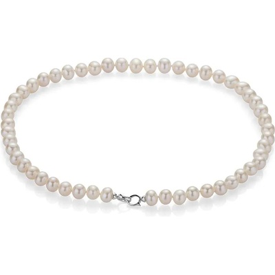 Swan Колие със сладководни бели перли 8-9мм R85L46NW Swan