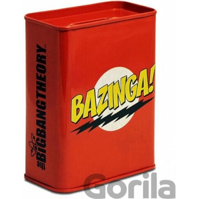 Plechová pokladnička Bazinga
