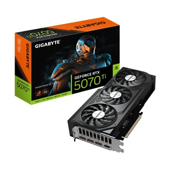 GIGABYTE GeForce RTX 5070 Ti WINDFORCE OC V2 16GB GDDR7 256bit (GV-N507TWF3OCV2-16GD)