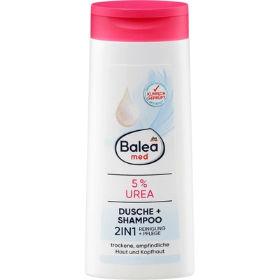 Balea med Urea sprchový gel & šampon 2v1 300 ml