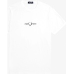 Fred Perry Тениска Fred Perry Embroidered Logo T Shirt - White 100