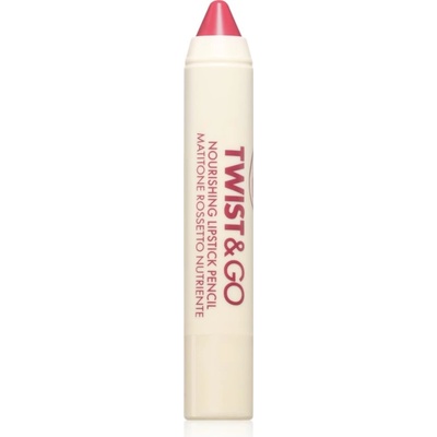 puroBIO cosmetics Twist&Go подхранващо червило с молив цвят Indian Pink 2.9 гр
