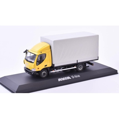 FOX18 Avia DvLine plachta žlutá/bílá 1:43