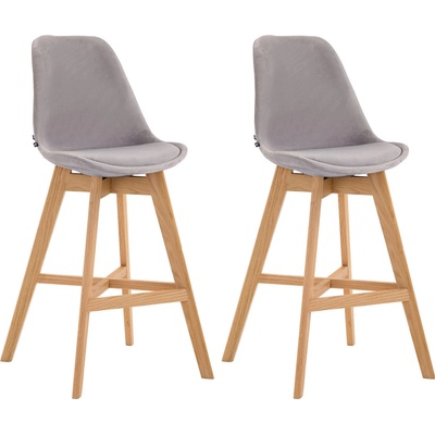 Design-Shop Cannes natura / zamat Sivá 2 ks