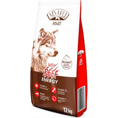 Abart Dog Beef Energy s hovězím masem 12 kg