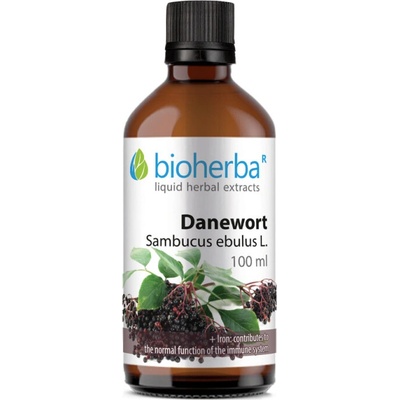 Bioherba Přírodní tinktura z černého bezu 100 ml
