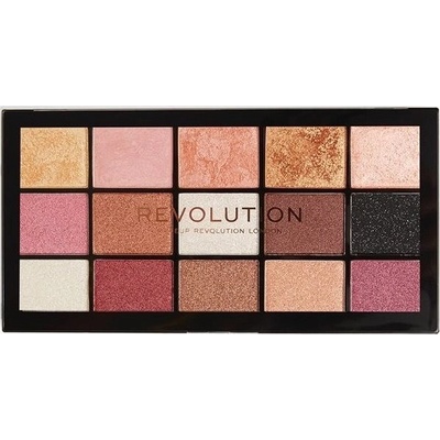 Makeup Revolution Re-Loaded paleta očních stínů Affection 15 x 1,1 g