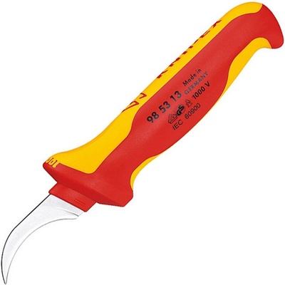 KNIPEX Електротехнически нож Knipex - 190/50 mm, 1000 V VDE - 985313 (98 53 13)