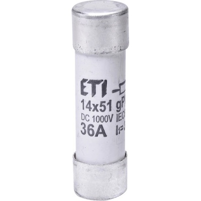 002637109 Pojistka válcová CH14x51 gPV 25A 1000V, ETI