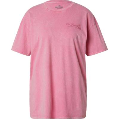 HOLLISTER Тениска розово, размер l