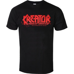 NNM мъжка тениска Kreator - Krushers of The World Logo - Black - 51845100