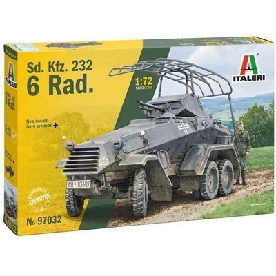 Italeri Model Kit military 97032 Sd.Kfz. 232. 6 Rad 1:72
