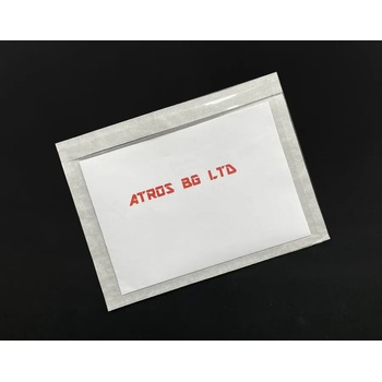 Image 1 of Плик за документи - прозрачен 13 х 17, 5 см
