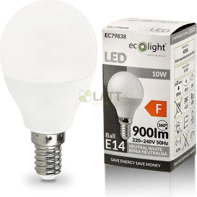 Berge LED žiarovka G45 E14 10W studená biela