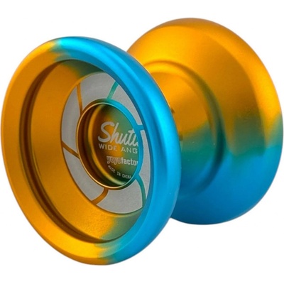 Yoyofactory Shutter Wide Angle Special kovové freestyle yoyo Orange Teal