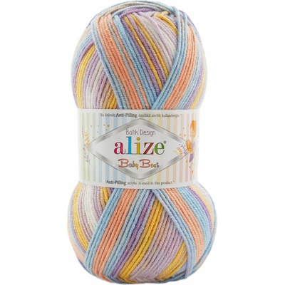 Alize Příze Baby best batik 8104