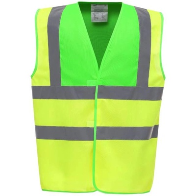 Yoko HI-VIS HVW100 / Предпазна жилетка - лайм/жълта висока видимост XXL (79W100zx005)