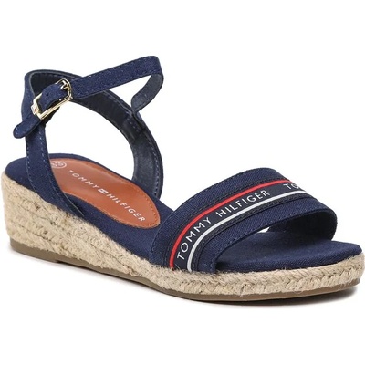 Tommy Hilfiger Еспадрили Tommy Hilfiger Rope Wedge Sandal T3A7-32777-0048 M Тъмносин (Rope Wedge Sandal T3A7-32777-0048 M)