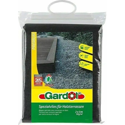 Gardol Netkaná textília proti burine pod terasy, 3 × 2 m, 90 g/m²
