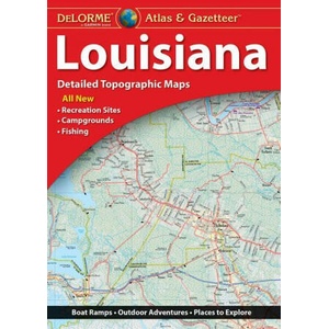 Delorme Atlas & Gazetteer: Louisiana (2023)
