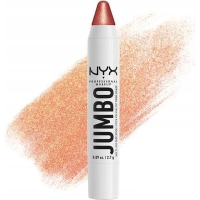NYX Professional Makeup Jumbo Multi-Use Highlighter Stick krémový rozjasňovač v ceruzke odtieň 03 Lemon Merringue 2,7 g