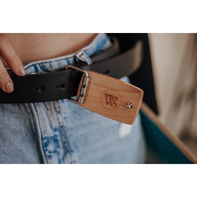 Wood Style opasek Skejt Kulatý černá