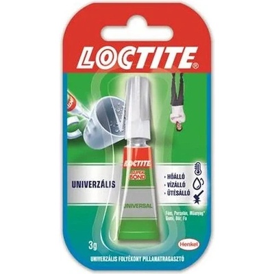 HENKEL Sekundové lepidlo, 3 g, HENKEL "Loctite Super Bond Liquid"