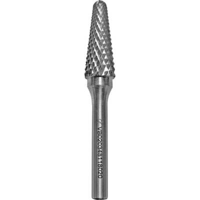 NÁSTROJE CZ Technická fréza kuželová zaoblená TK L 9,6x30-6x76 / diamant sek - VB020348118019