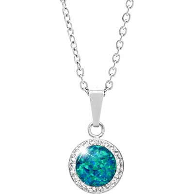 JSB Bijoux Opál s křišťálovými kameny Swarovski Pas 92300025pas (Ag925/1000, 2,1 g)