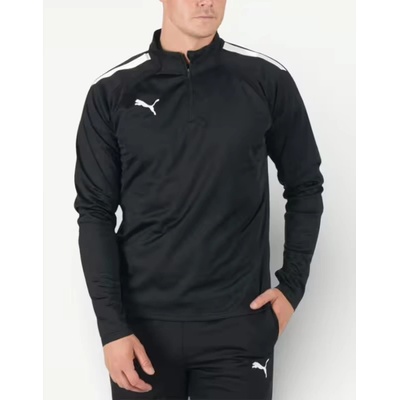 PUMA Тeam Liga Quarter-Zip Football Top Black/White