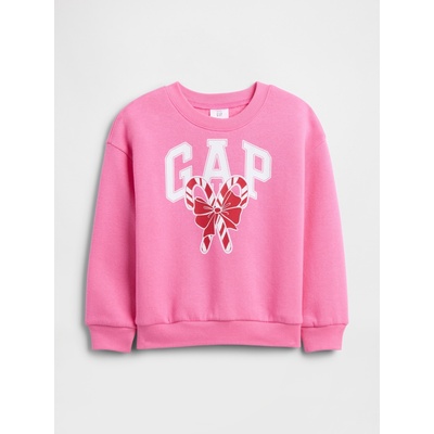 GAP Бебешки суитшърт с логото на GAP GAP | Rozov | Момичешки | 18-24 месеца