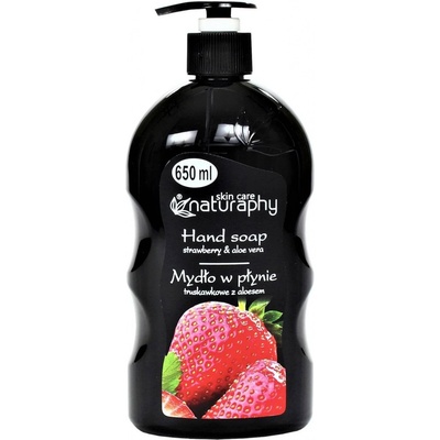 Naturaphy tekuté mydlo jahoda a aloe vera 650 ml
