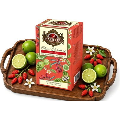 Basilur Fruit Goji & Lime 20 x 2 g